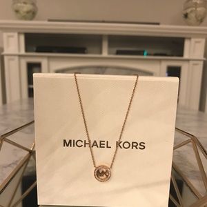 🆕Michael Kors Logo w/Glitz Necklace